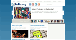 Desktop Screenshot of italia.org